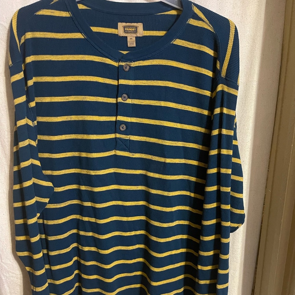 The FOUNDRY Supply Co 2XL Long Sleeve Knit Shirt